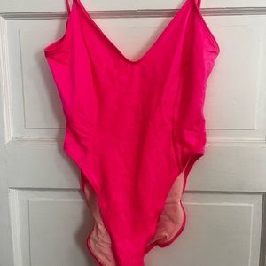 Vintage cheeky one piece swimsuit